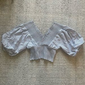 Abercrombie Puff Sleeve Top